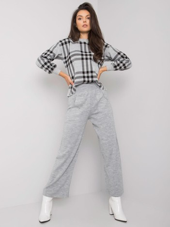 Grey knitted set Marthe