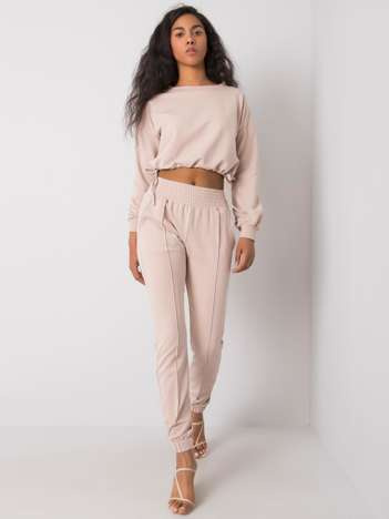 Beige casual set Laila RUE PARIS.