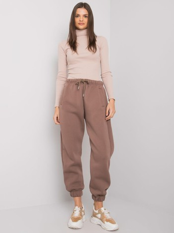 Brown cotton sweatpants Esher RUE PARIS.