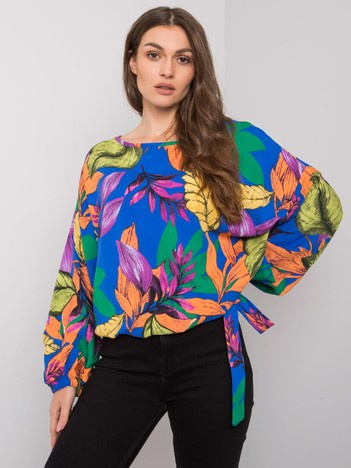 Blue Oversized Blouse Ainara