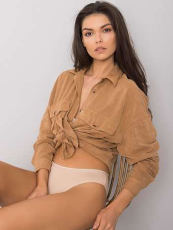 Beige women's panties
