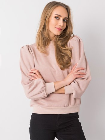 Beige Hattie sweatshirt YOU DON'T KNOW ME