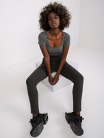 Ciemne khaki spodnie Approachable