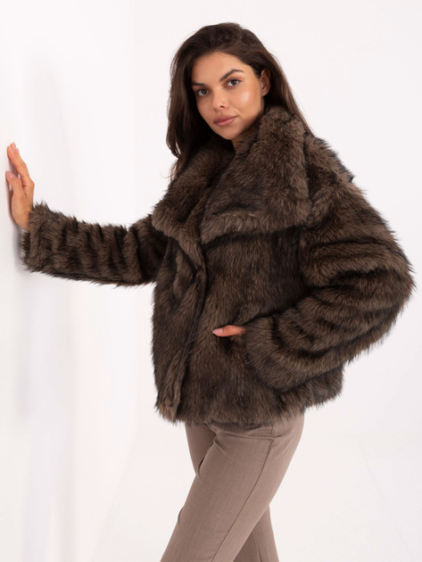 Fango futrzana kurtka na zatrzaski RUE PARIS