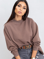 Kawowa bluza Twist