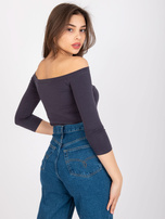 Grafitowa bluzka Live