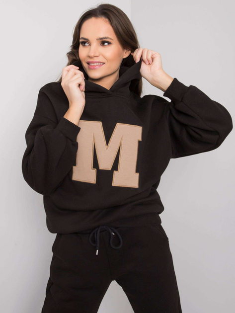Czarny komplet dresowy damski Jaque
