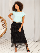 Miętowy t-shirt Revolution