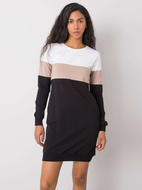 Biało-czarna sukienka Feliciana RUE PARIS