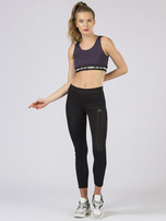 TOMMY LIFE Fioletowy top sportowy