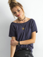 Grafitowy t-shirt Fire