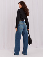 Dunkelblaue Jeans mit Taschen vorne SUBLEVEL.