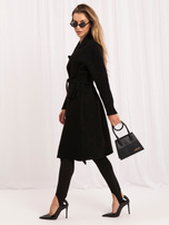 Schwarzer Cardigan mit Bindung Cordie RUE PARIS.
