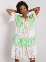 Zielona sukienka boho Nayeli