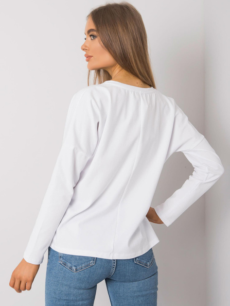 Biała bluzka z długim rękawem Rochester RUE PARIS