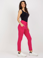 Hurt Fuksjowe damskie spodnie dresowe z wiązaniem