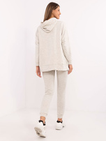 Hurt Jasnoszary melanżowy dwuczęściowy komplet basic