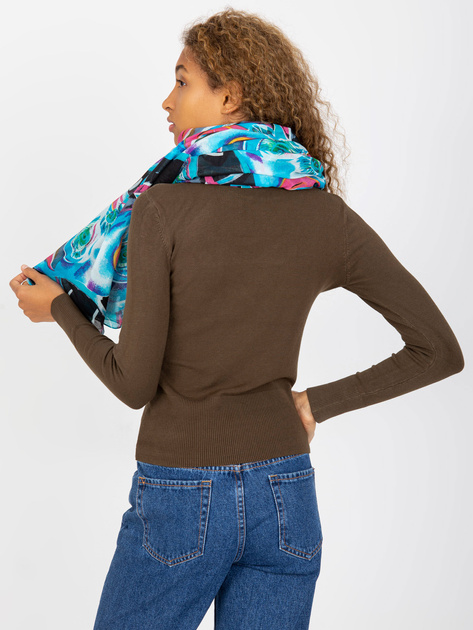 Hurtownia online Turkusowa damska chusta z bawełna