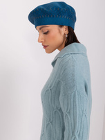 Hurtownia Morski beret z dodatkiem kaszmiru