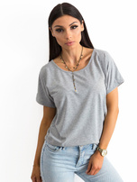 Szary t-shirt Flow