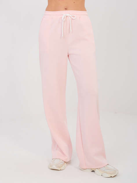 Pastelowy różowy komplet z miękkiego materiału RUE PARIS