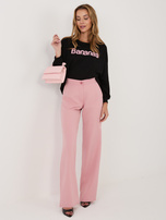 Czarna bluza oversize bez kaptura RUE PARIS