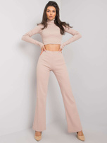 Jasnobeżowy komplet ze spodniami Juberri RUE PARIS