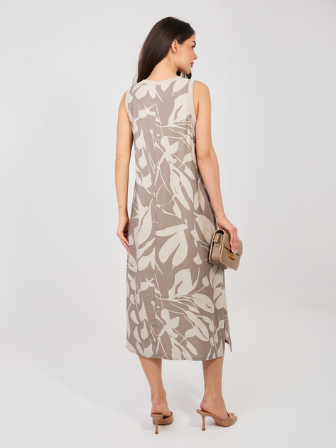 Fango letnia sukienka z roślinnym wzorem SUBLEVEL