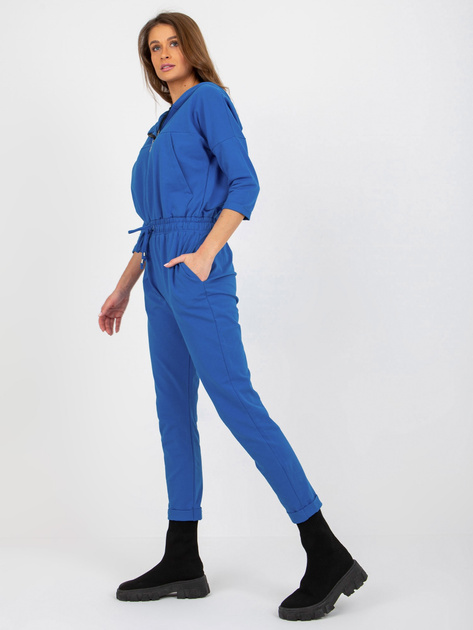 Hurt Ciemnoniebieski dresowy kombinezon ze spodniami i kapturem