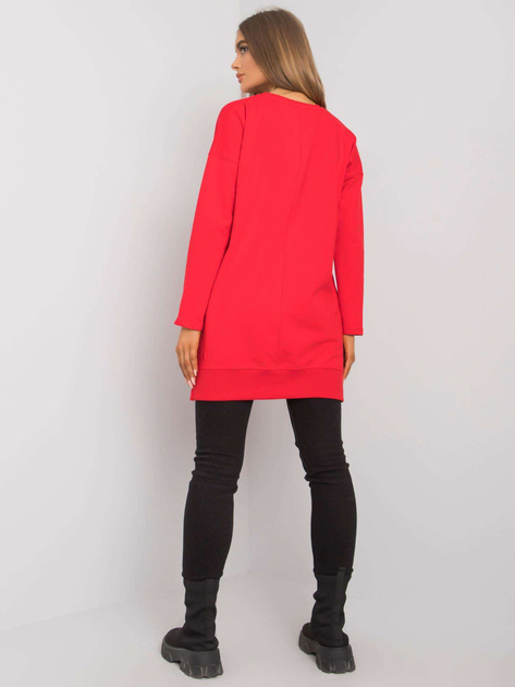 Czerwona tunika z napisem Halifax RUE PARIS