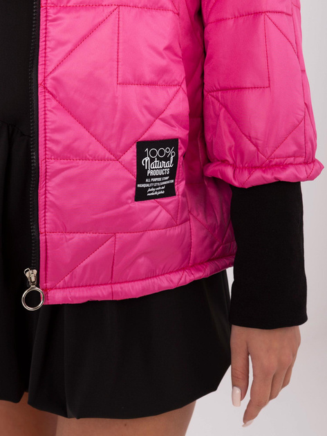 Hurt Fuksjowa przejściowa kurtka damska z pikowaniem