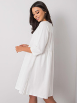 Weiße Baumwollkleid Dalenne.