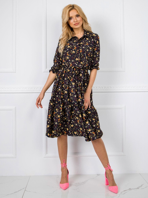 Granatowa sukienka Charlotte