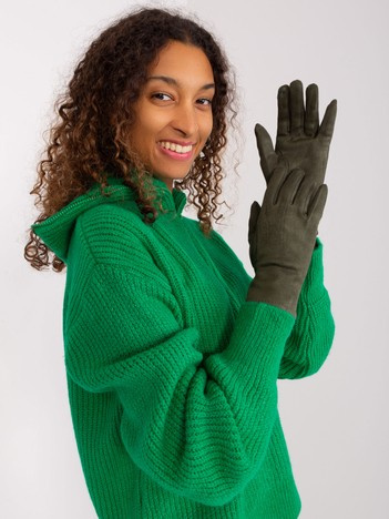Wholesale Khaki Winter Touchscreen Gloves