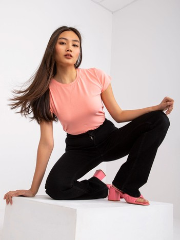 Brzoskwiniowy t-shirt Peachy