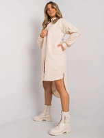 Beżowa koszula z kieszeniami Iliyana