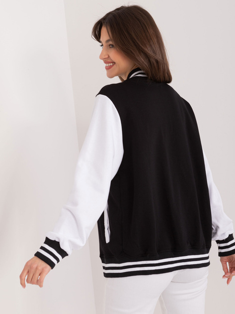 Hurt Czarna damska bluza bomber z kieszeniami