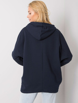 Granatowa bluza z kapturem Laylla