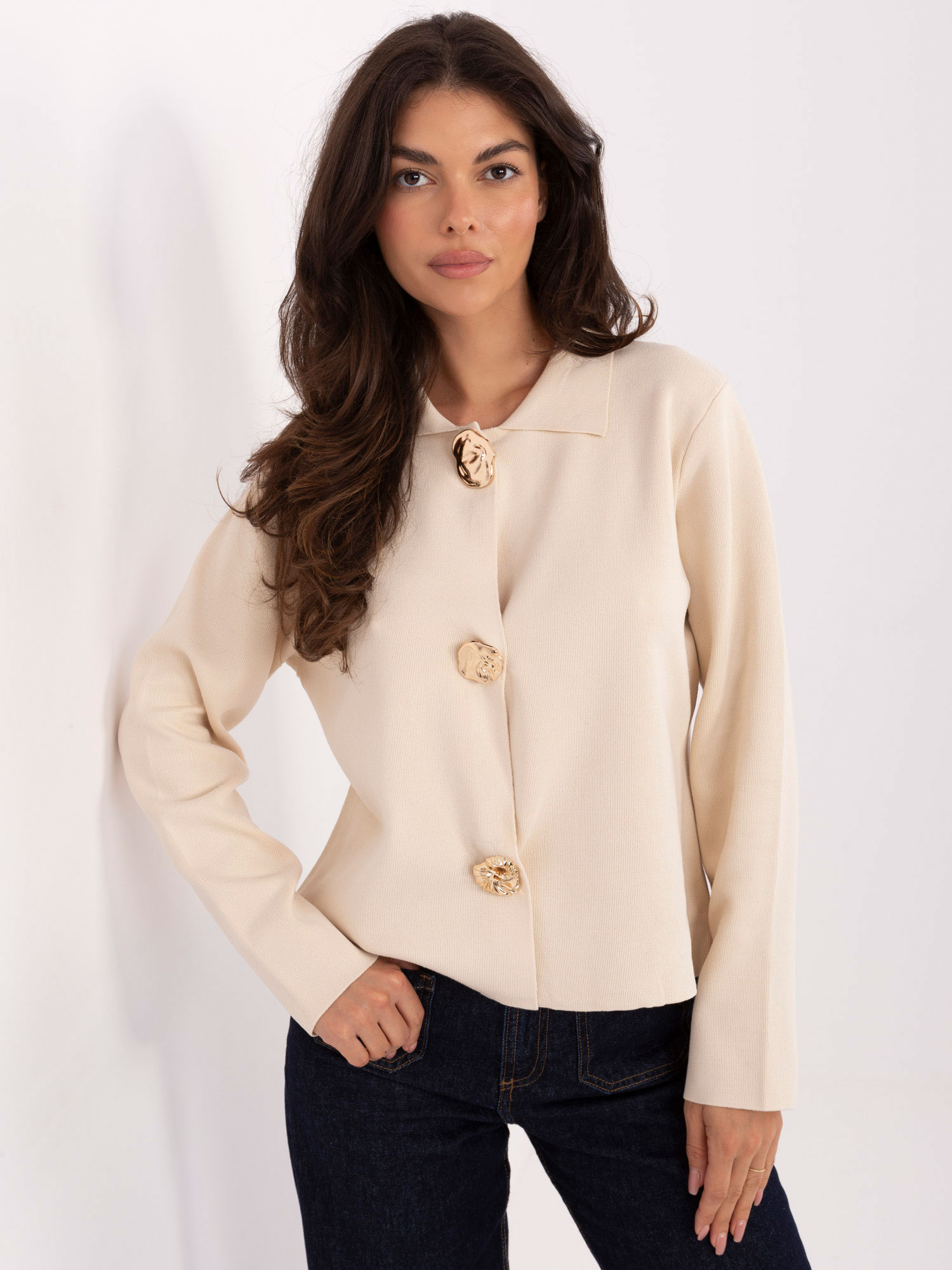 Sweter jasny beżowy