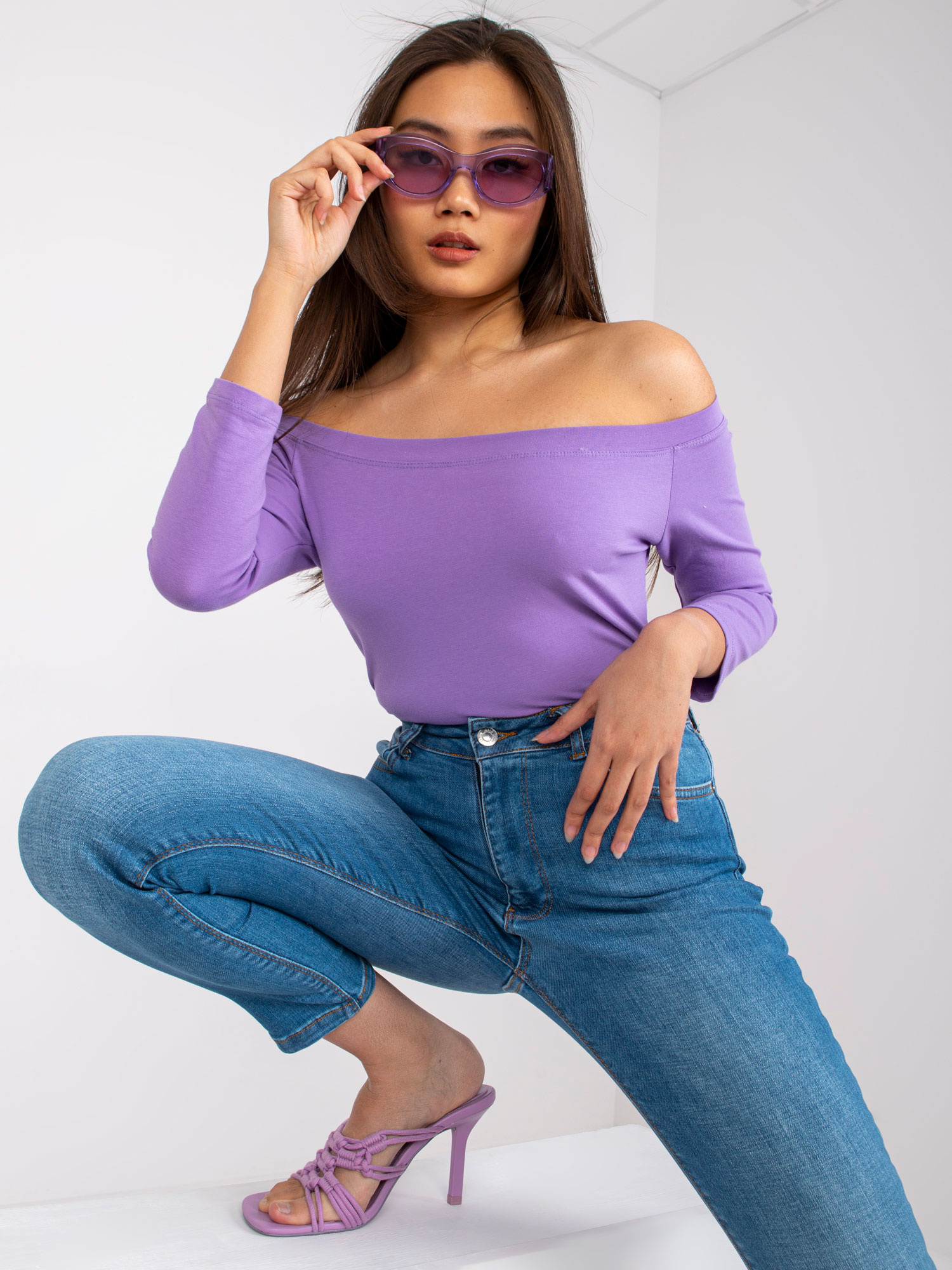 Violetinė Blink palaidinė.