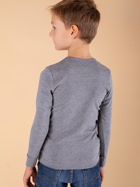 Szara termoaktywna bluzka chłopięca