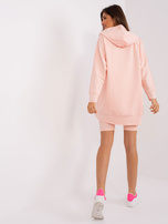 Hurtownia Brzoskwiniowy komplet casualowy z kolarkami