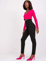 Czarne legginsy z wysokim stanem Severina RUE PARIS 