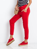 Czerwone spodnie dresowe Approachable