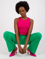 Fuksjowy top basic prążkowany Eston RUE PARIS