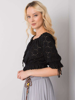 Czarny krótki top Kevita OCH BELLA