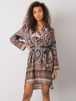 Czarna sukienka z printem Vancouver