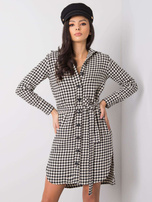 Czarno-biała sukienka Cande