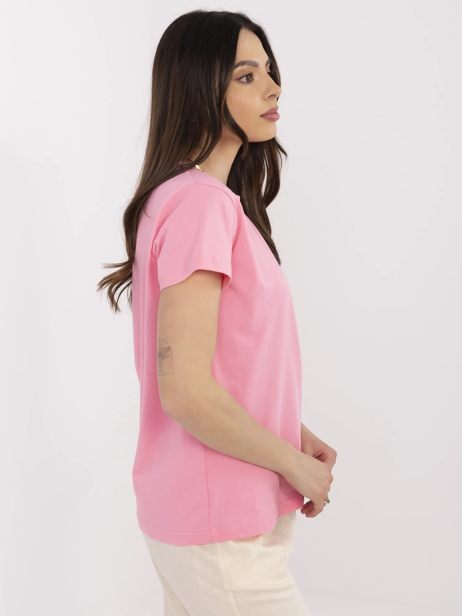 T-shirt różowy