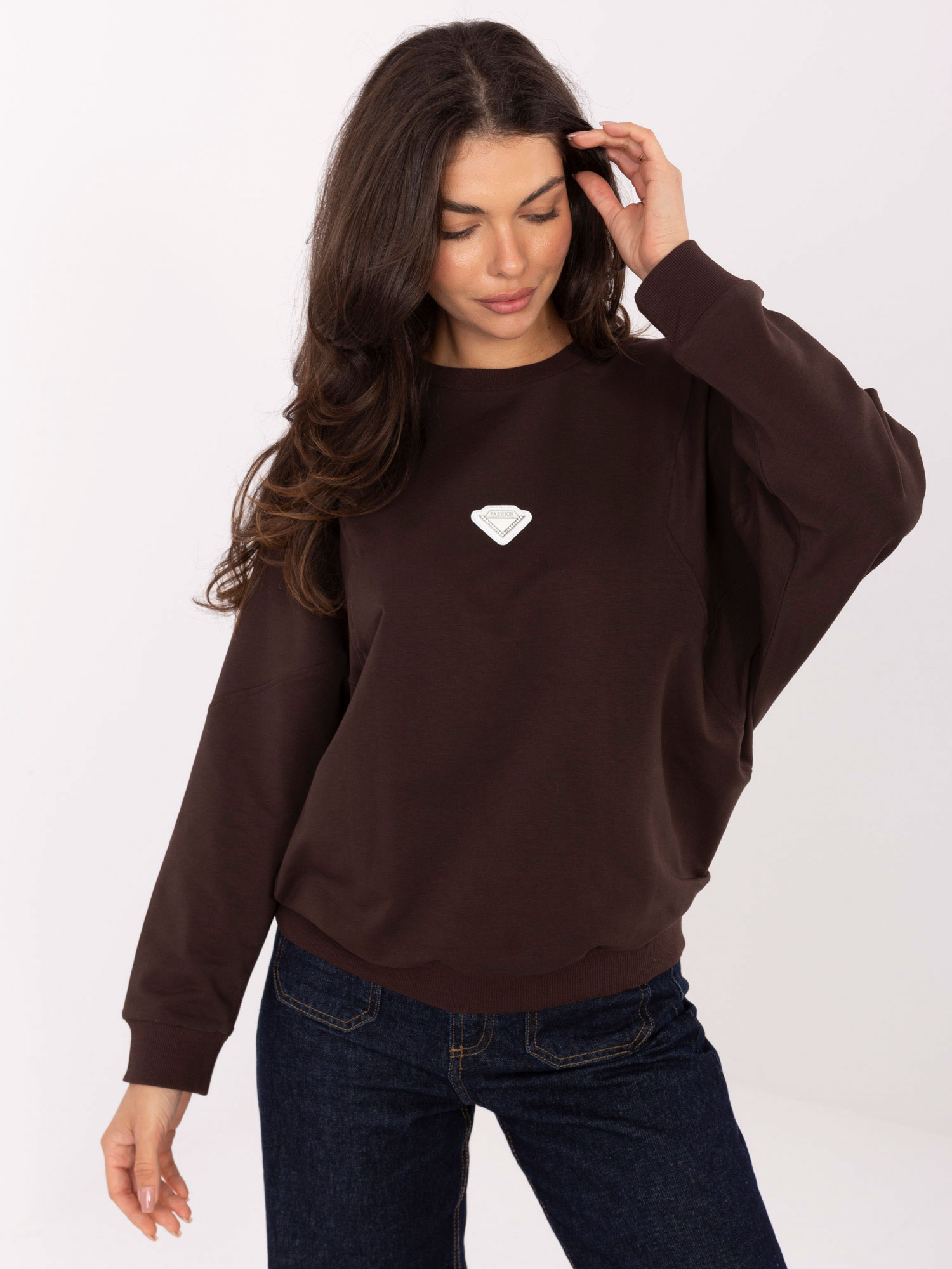 Bluza ciemny brązowy